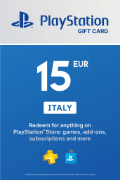 PlayStation Network Card 15 EUR (IT) PSN Key Italy