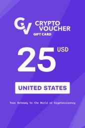 Crypto Voucher Bitcoin (BTC) $25 USD Gift Card (US) - Digital Code