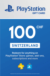 PlayStation Network Card 100 CHF (CH) PSN Key Switzerland