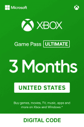 Xbox Game Pass Ultimate 3 Months (US) - Xbox Live - Digital Code