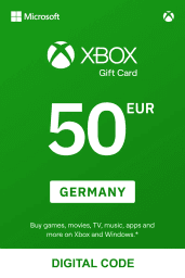 Xbox €50 EUR Gift Card (DE) - Digital Code