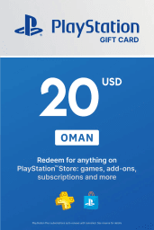 PlayStation Network Card 20 USD (OM) PSN Key Oman