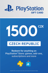 PlayStation Network Card 1500 CZK (CZ) PSN Key Czech Republic
