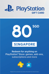 PlayStation Store $80 SGD Gift Card (SG) - Digital Code