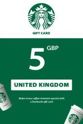 Starbucks £5 GBP Gift Card (UK) - Digital Code
