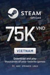 Steam Wallet ₫75000 VND Gift Card (VN) - Digital Code