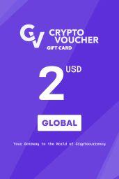 Crypto Voucher Bitcoin (BTC) 2 USD Gift Card - Digital Code
