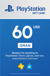 PlayStation Network Card 60 USD (OM) PSN Key Oman