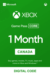 Xbox Game Pass Core 1 Month (CA) - Xbox Live - Digital Code