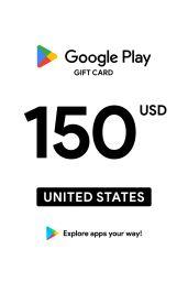 Google Play $150 USD Gift Card (US) - Digital Code