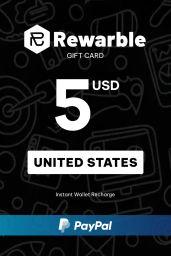 Rewarble Paypal $5 USD Gift Card (US) - Rewarble - Digital Code