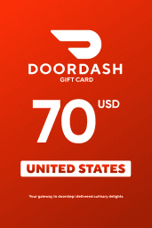 DoorDash $70 USD Gift Card (US) - Digital Code