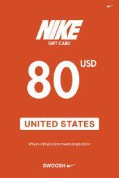 Nike 80 USD Gift Card (US) - Digital Code