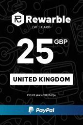 Rewarble Paypal £25 GBP Gift Card (UK) - Rewarble - Digital Code