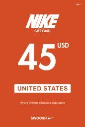 Nike 45 USD Gift Card (US) - Digital Code
