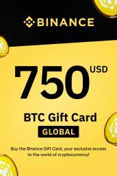 Binance (BTC) 750 USD Gift Card - Digital Code