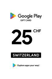 Google Play 25 CHF Gift Card (CH) - Digital Code