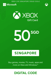 Xbox $50 SGD Gift Card (SG) - Digital Code