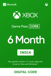 Xbox Game Pass Core 6 Months (IN) - Xbox Live - Digital Code