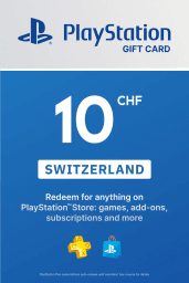 PlayStation Network Card 10 CHF (CH) PSN Key Switzerland