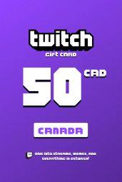 Twitch $50 CAD Gift Card (CA) - Digital Code