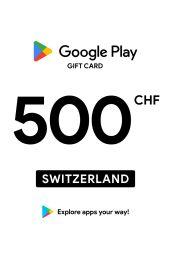 Google Play 500 CHF Gift Card (CH) - Digital Code