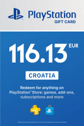 PlayStation Store €116.13 EUR Gift Card (HR) - Digital Code