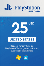 PlayStation Network Card 25 USD (US) PSN Key United States