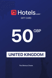 Hotels.com £50 GBP Gift Card (UK) - Digital Code