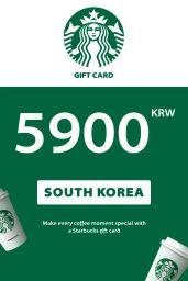 Starbucks ₩5900 KRW Gift Card (KR) - Digital Code
