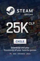 Steam Wallet 25000 CLP Gift Card (CL) - Digital Code