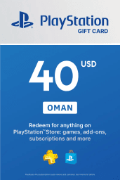 PlayStation Store $40 USD Gift Card (Oman) - Digital Code