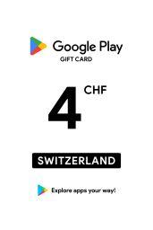 Google Play 4 CHF Gift Card (CH) - Digital Code