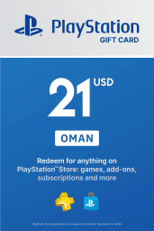 PlayStation Network Card 21 USD (OM) PSN Key Oman