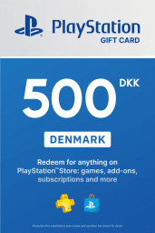 PlayStation Store kr.500 DKK Gift Card (DK) - Digital Code