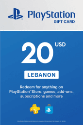 PlayStation Network Card 20 USD (LB) PSN Key Lebanon
