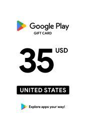 Google Play $35 USD Gift Card (US) - Digital Code