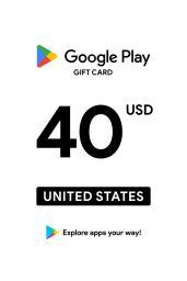 Google Play $40 USD Gift Card (US) - Digital Code