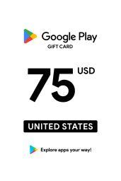 Google Play $75 USD Gift Card (US) - Digital Code