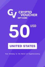 Crypto Voucher Bitcoin (BTC) $50 USD Gift Card (US) - Digital Code