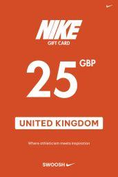 Nike 25 GBP Gift Card (UK) - Digital Code