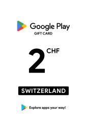 Google Play 2 CHF Gift Card (CH) - Digital Code