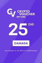 Crypto Voucher Bitcoin (BTC) $25 CAD Gift Card (CA) - Digital Code