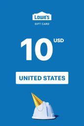 Lowe's $10 USD Gift Card (US) - Digital Code
