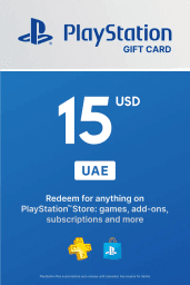 PlayStation Network Card 15 USD (UAE) PSN Key United Arab Emirates