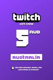 Twitch $5 AUD Gift Card (AU) - Digital Code