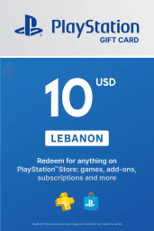 PlayStation Network Card 10 USD (LB) PSN Key Lebanon