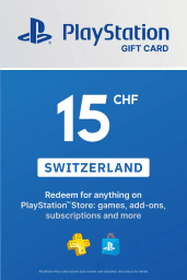 PlayStation Network Card 15 CHF (CH) PSN Key Switzerland