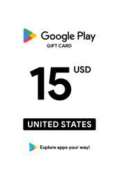 Google Play $15 USD Gift Card (US) - Digital Code