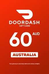 DoorDash $60 AUD Gift Card (AU) - Digital Code